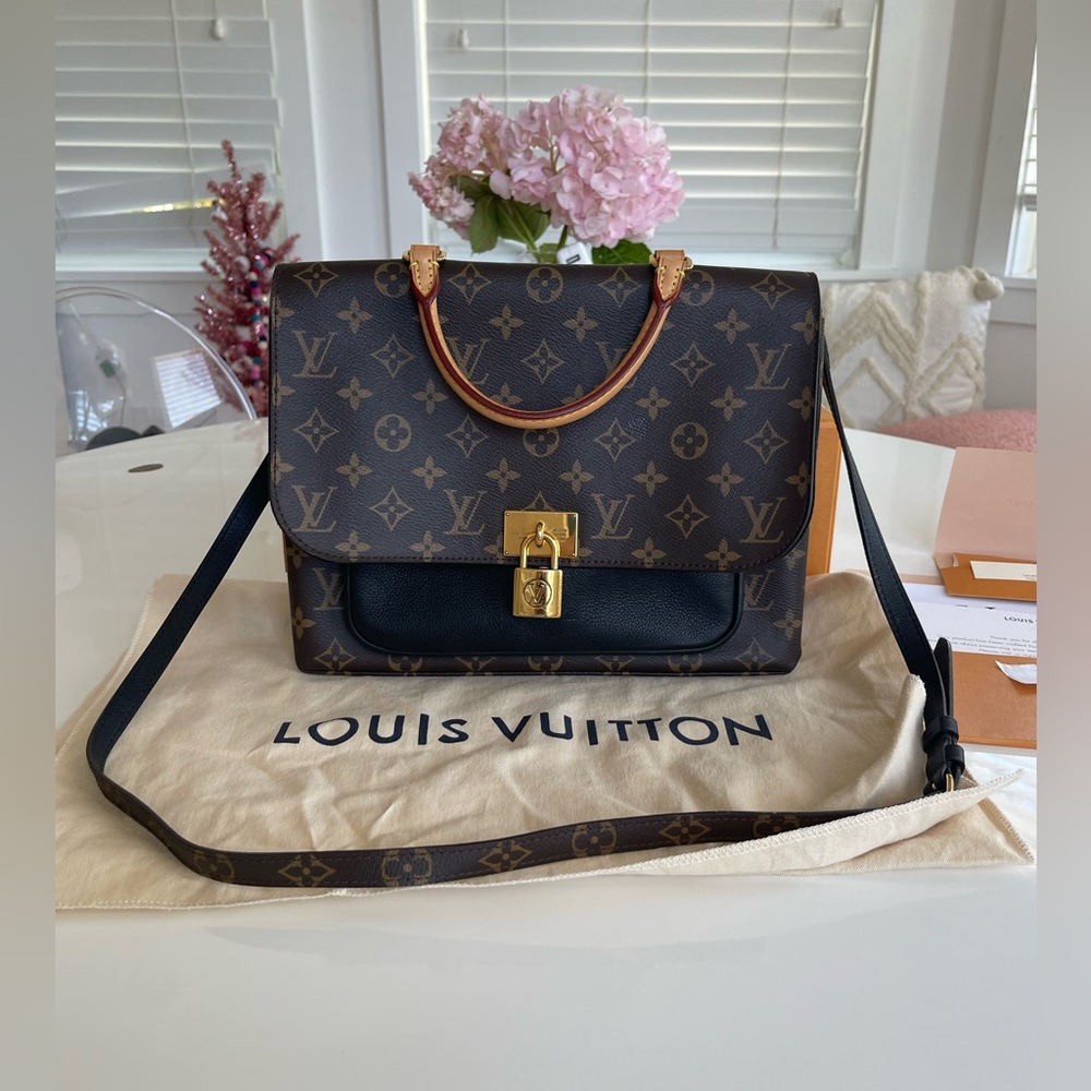 Louis Vuitton Monogram Marignan Black bag Authentic